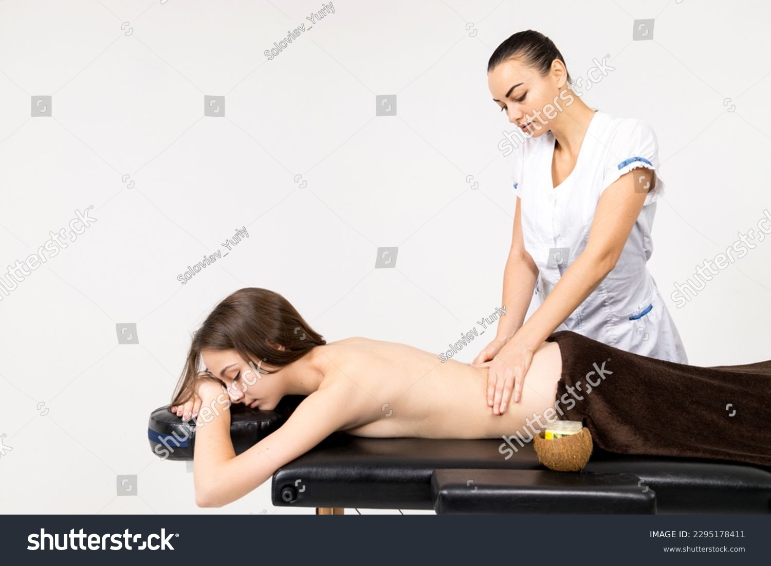 barney peeps add girls massaging each other photo