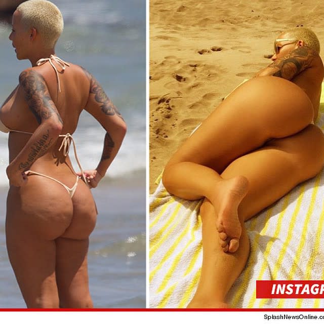 brad brault recommends amber rose huge ass pic