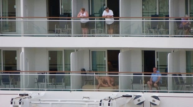 ana celedon recommends cruise ship balcony sex pic