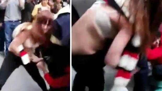 Best of Girls clothes ripped off during fight