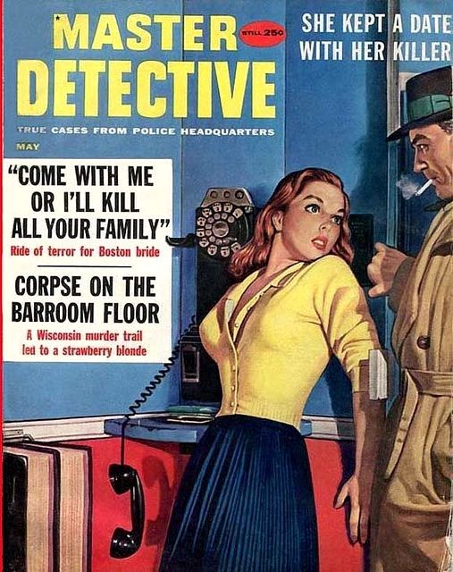 cynthia newnham share vintage detective magazine covers photos
