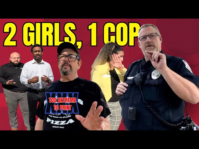 two girls one cop