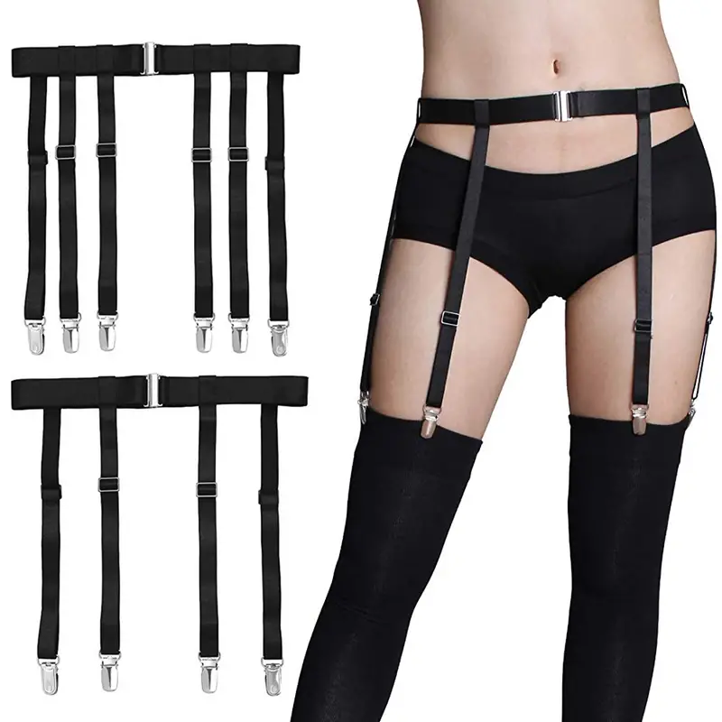Best of Thigh high socks with garters