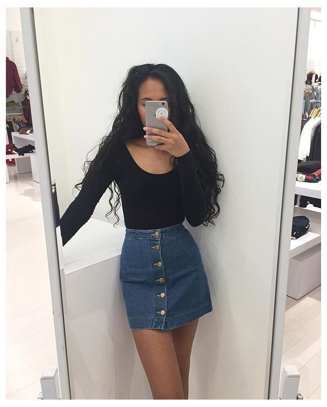 aaron brinkerhoff recommends denim mini skirt tumblr pic