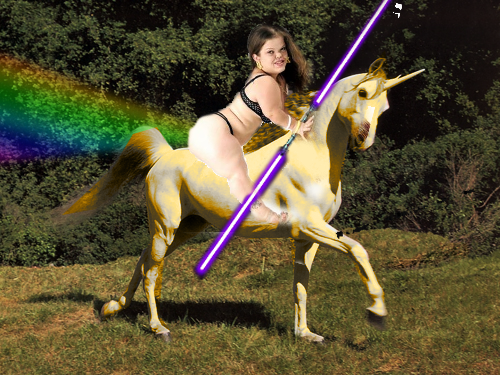 dorothy peel share midget riding a unicorn photos