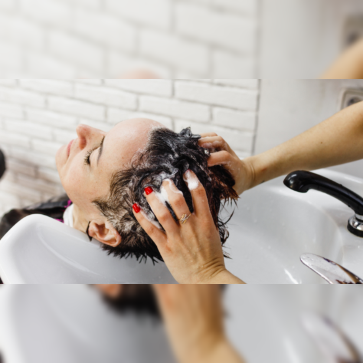 Hair Washing Forward Manner movs com