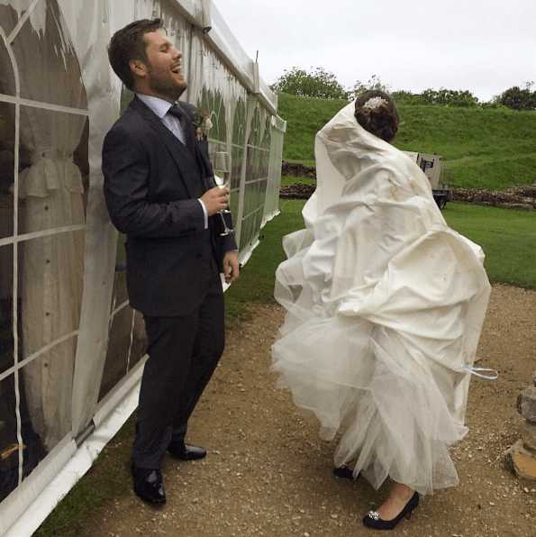 brandon gregory recommends wedding day wardrobe malfunction pic