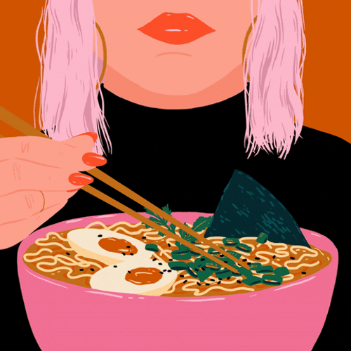 desigan moodley add photo asian girl eating noodles gif
