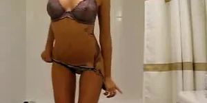 debbie klima recommends brunette teen stripping in bathroom pic