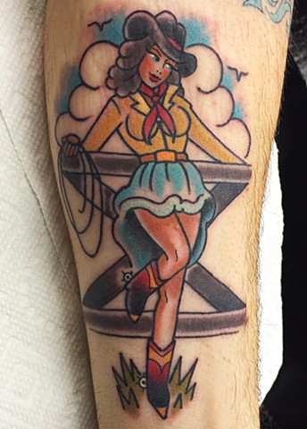 bobbi pritt recommends Pinup Cowgirl Tattoo