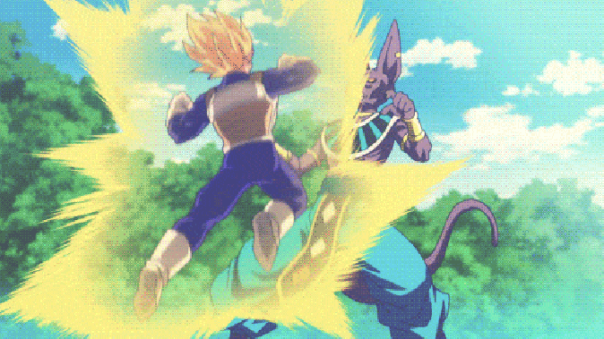 Best of Dragon ball fight gif