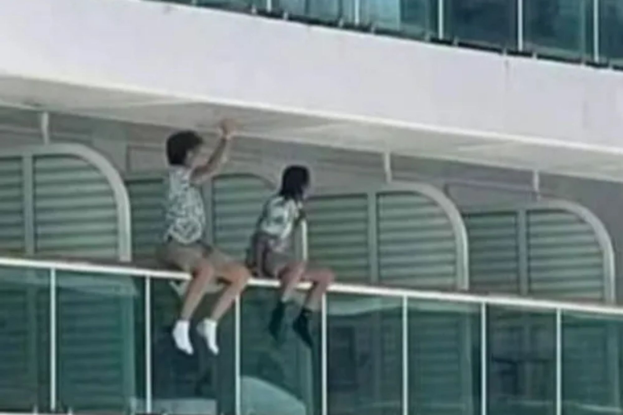 Best of Naked on cruise ship balcony