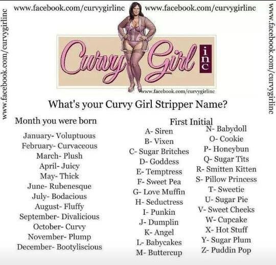 black girl stripper names