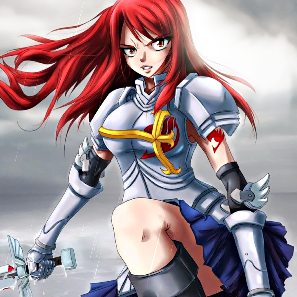 erza fairy tail hot