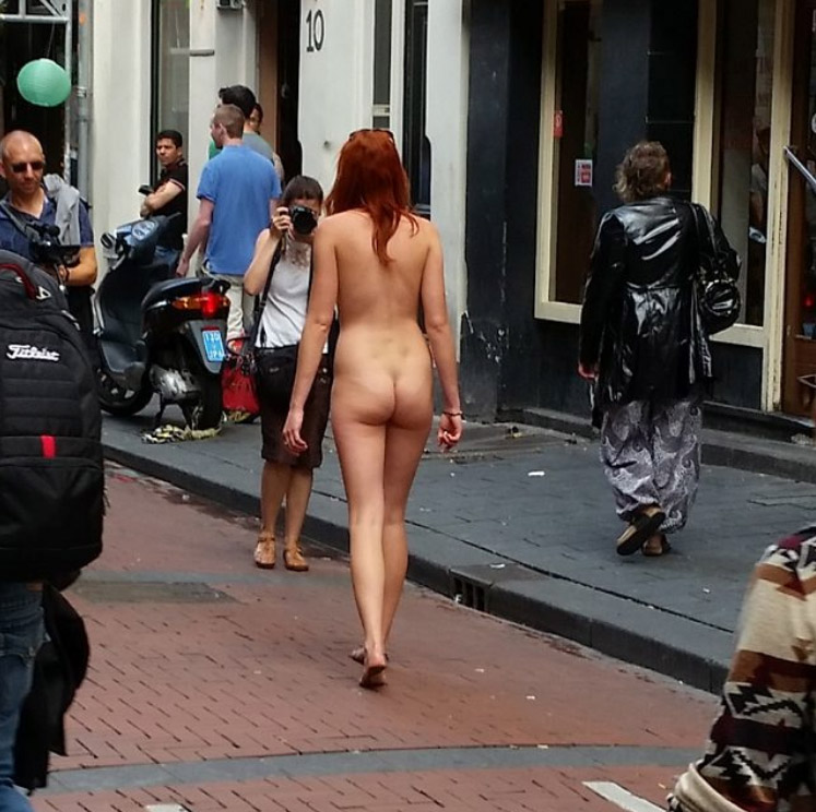 anne huxtable add nude women walking photo