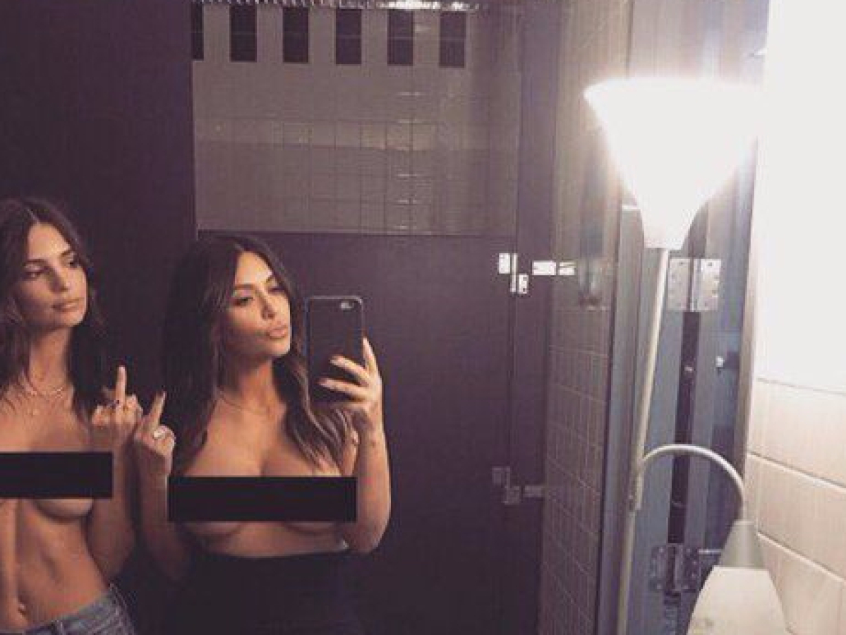 barb davison recommends Kim Kardashian Nude Bathroom Pic