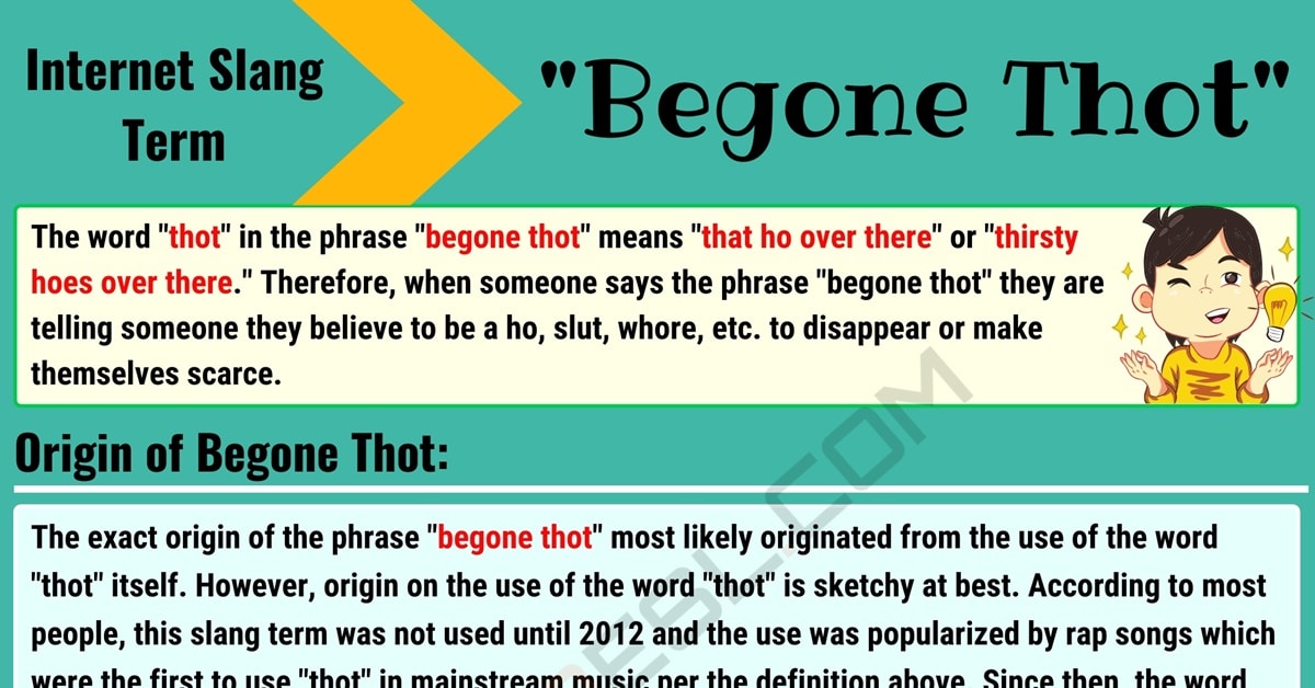 donna campion recommends What Does Be Gone Thot Mean