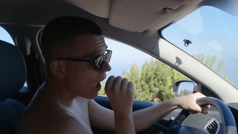 Best of Naked in car video