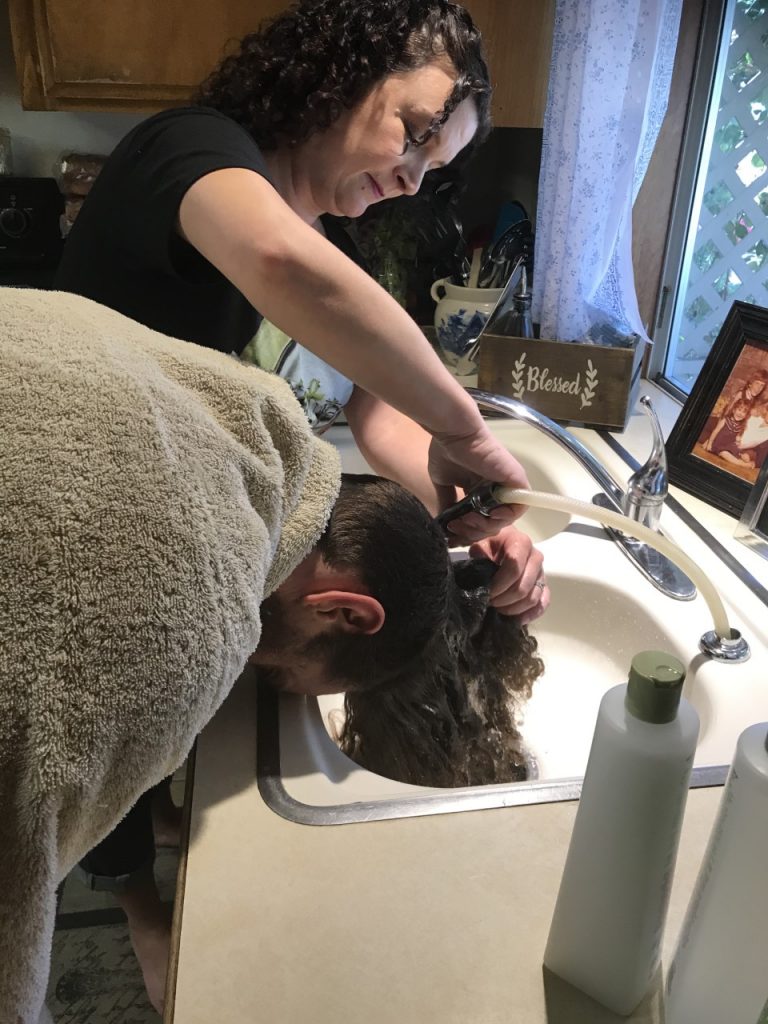 ashley hutcherson add photo hair washing forward manner