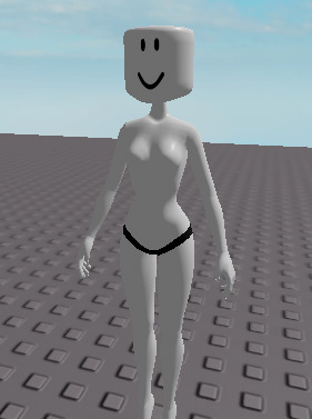 how to get naked in roblox