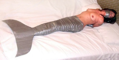 duct tape mummification bondage