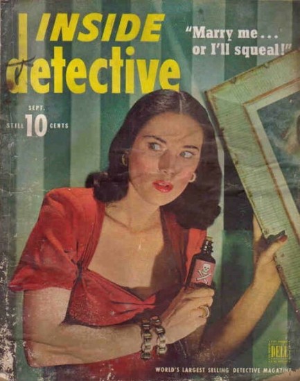 david aizpuru add photo vintage detective magazine covers