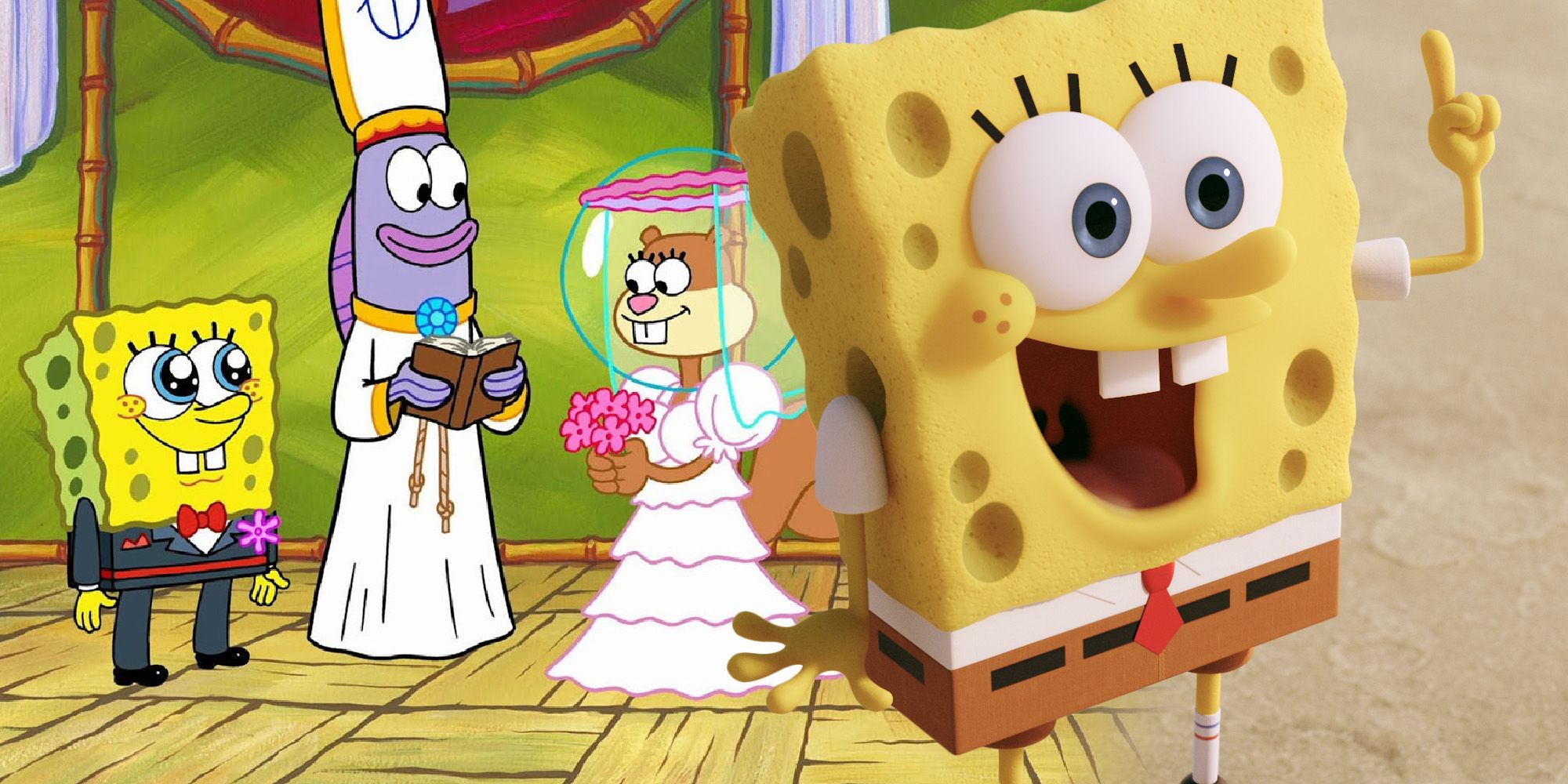cleopatra jackson add photo spongebob and sandy married