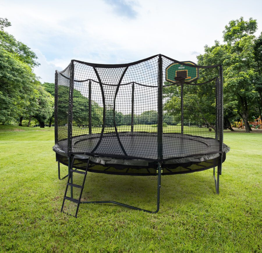 cecilia cassini add double stack on a big bouncy trampoline photo
