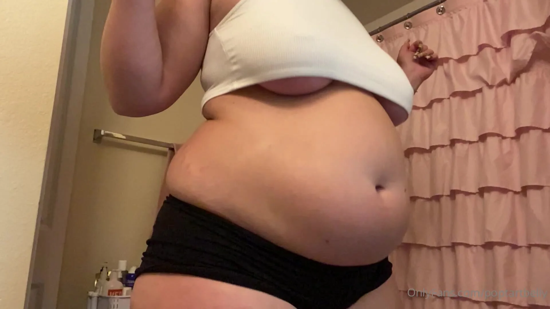 Best of Chubby girl belly play