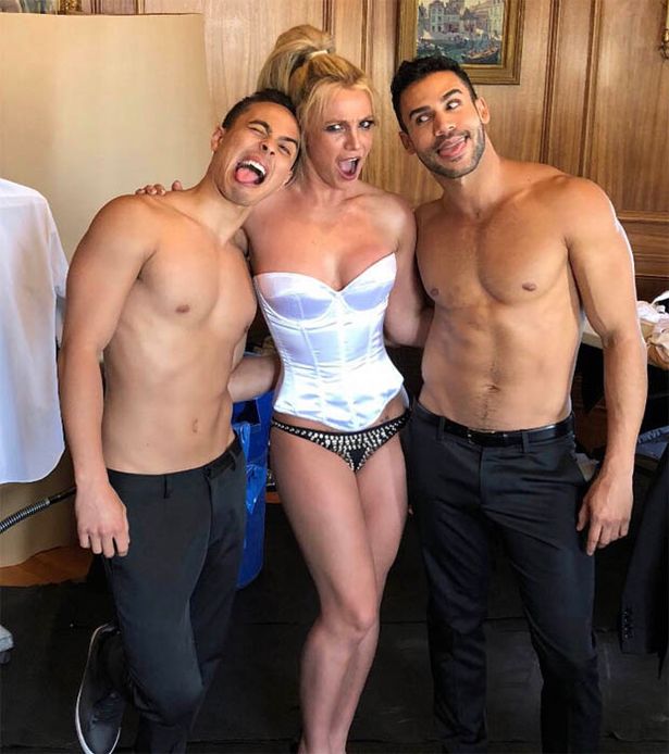 archie angels share britney spears flash paparazzi photos