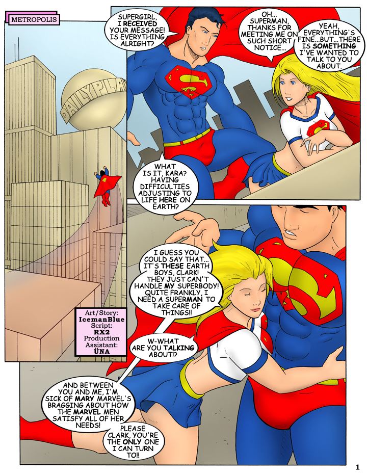 superman and supergirl porn