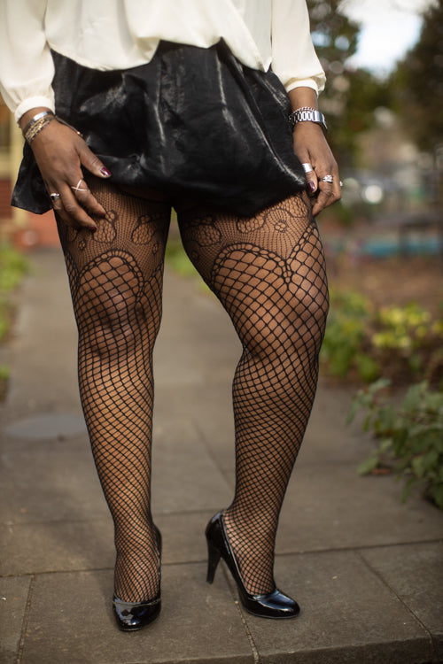 angelo tanedo share plus size net stockings photos