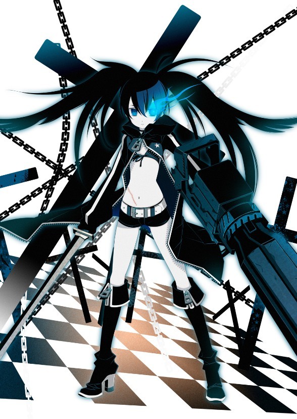 amber l moore recommends black rock shooter english dub pic