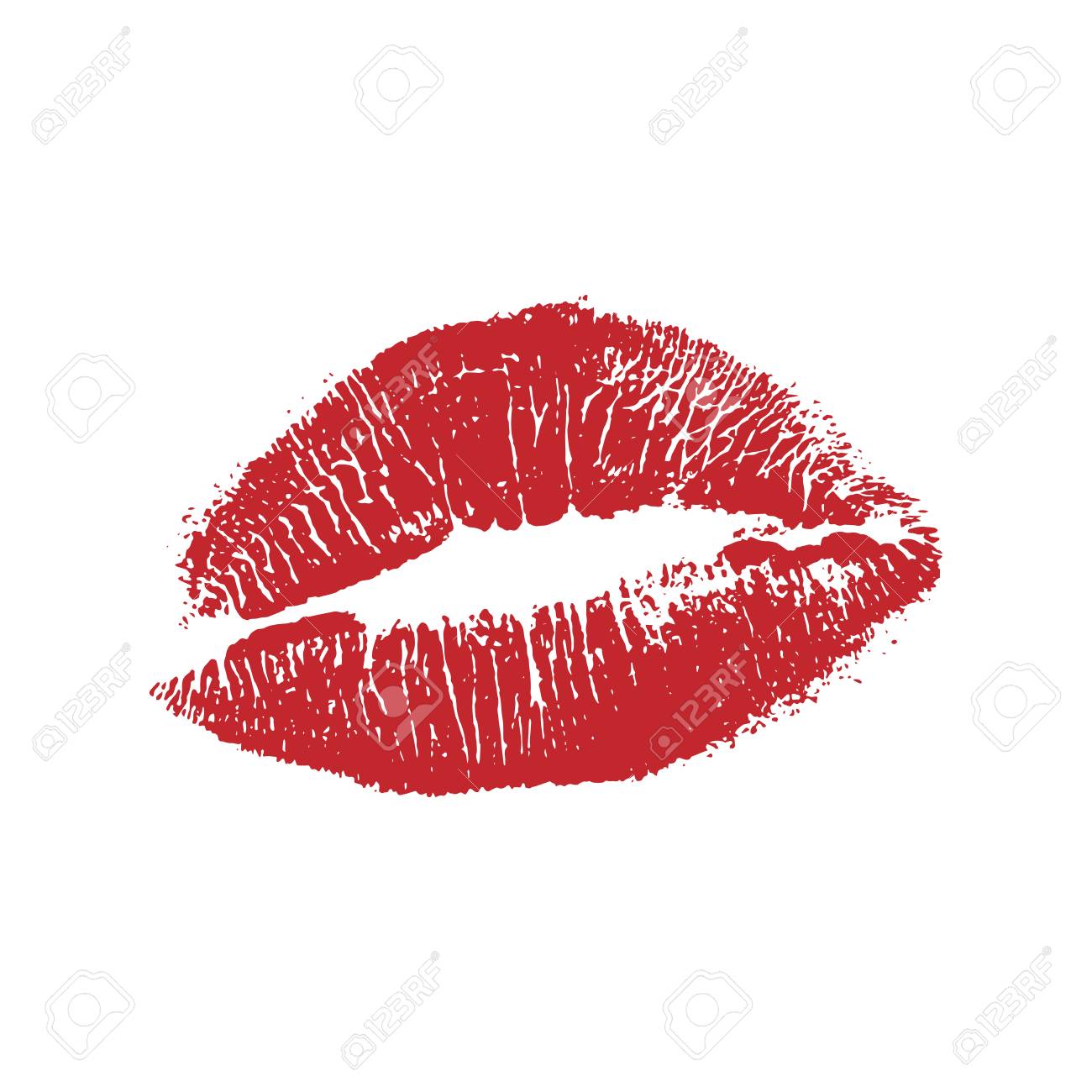 basil mohammed add red lipstick kiss marks photo