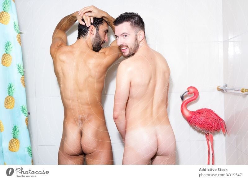 Naked Men Taking A Shower tattoo tumblr