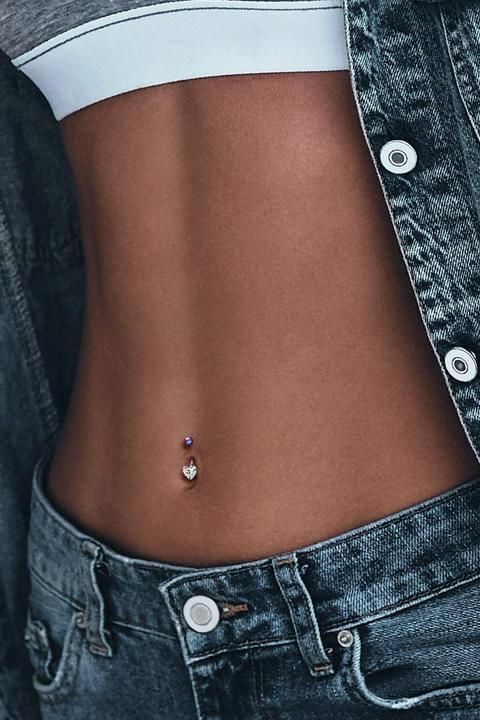 pictures of belly button piercing