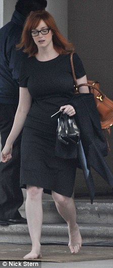 danny coston recommends christina hendricks feet pic