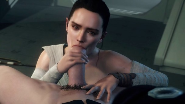 star wars rey footjob