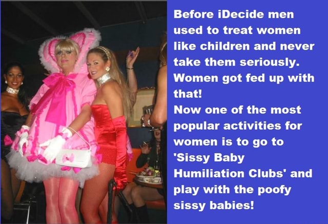 Best of Sissy baby humiliated captions