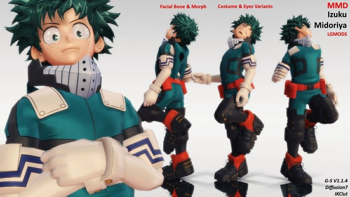 my hero academia mmd