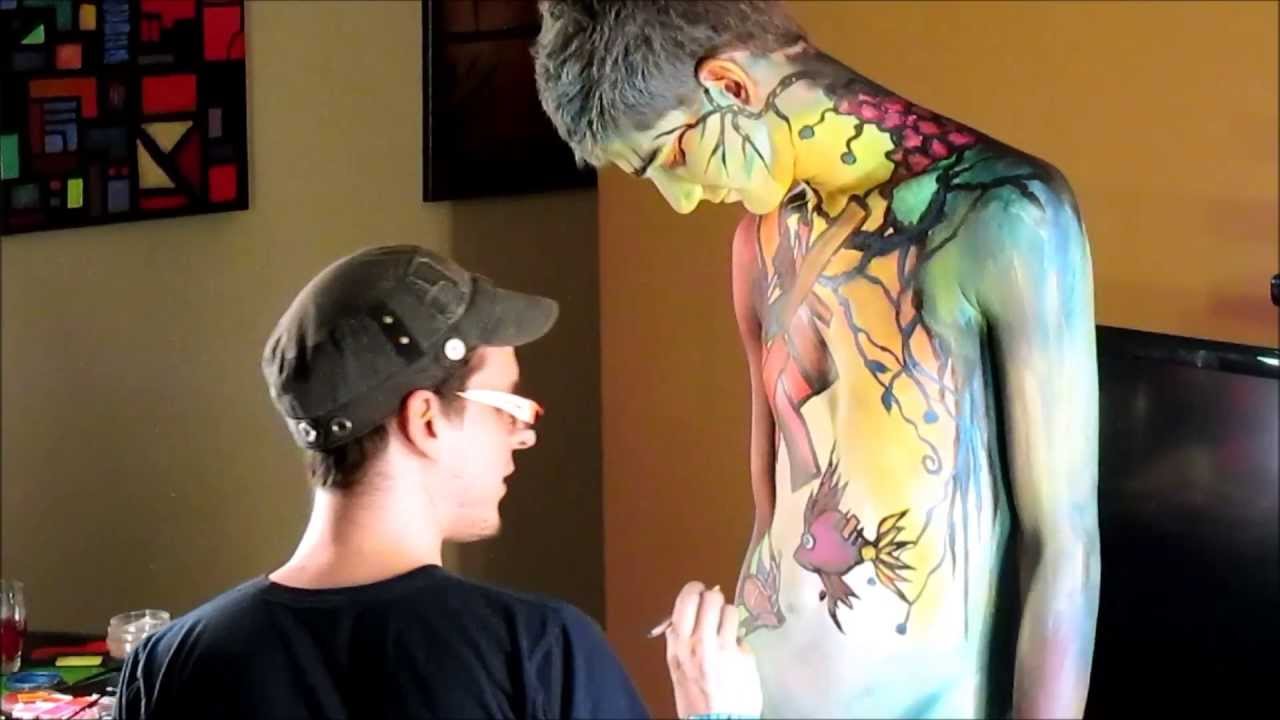 danny size recommends Youtube Body Painting Video