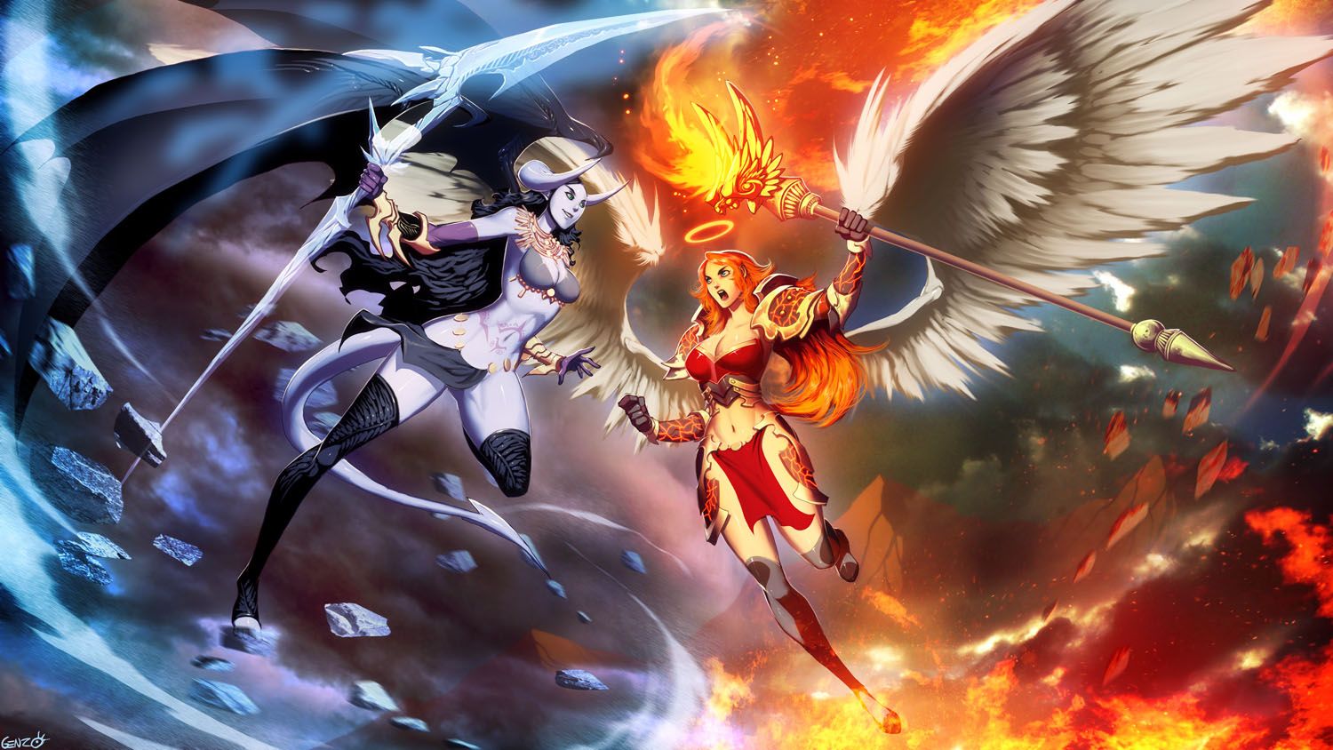 christ opher recommends angels vs demons anime pic