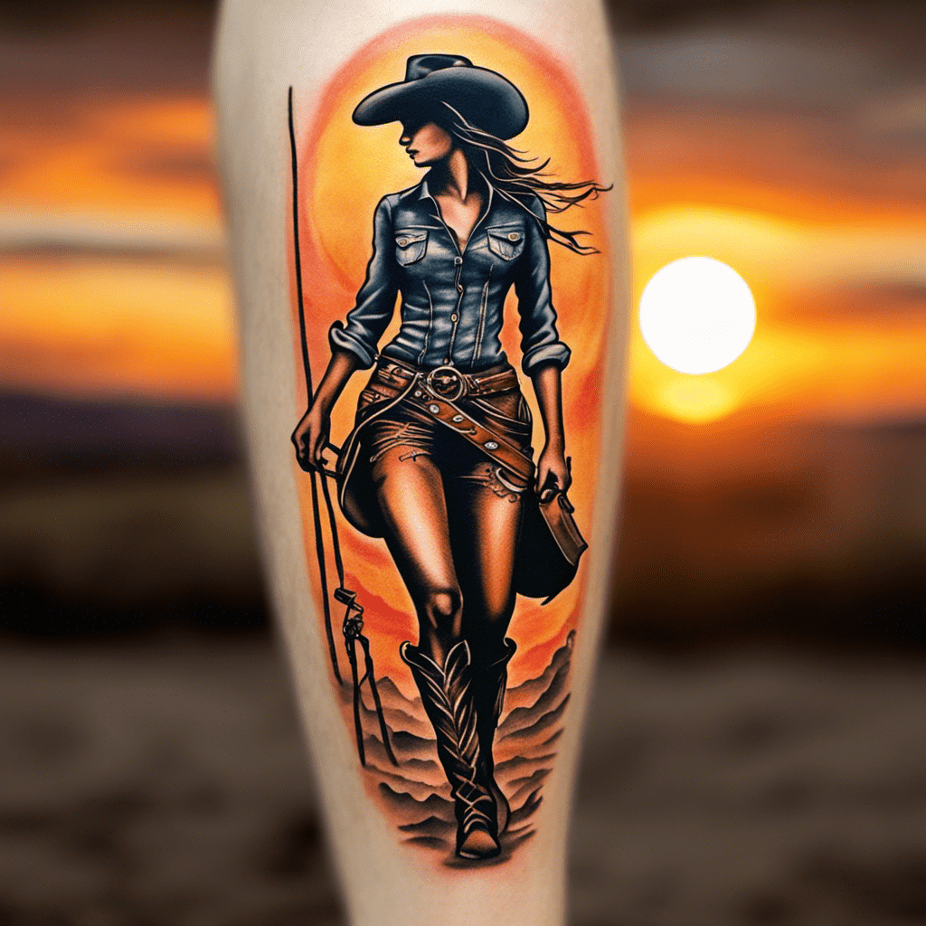 abbie leonard recommends pinup cowgirl tattoo pic