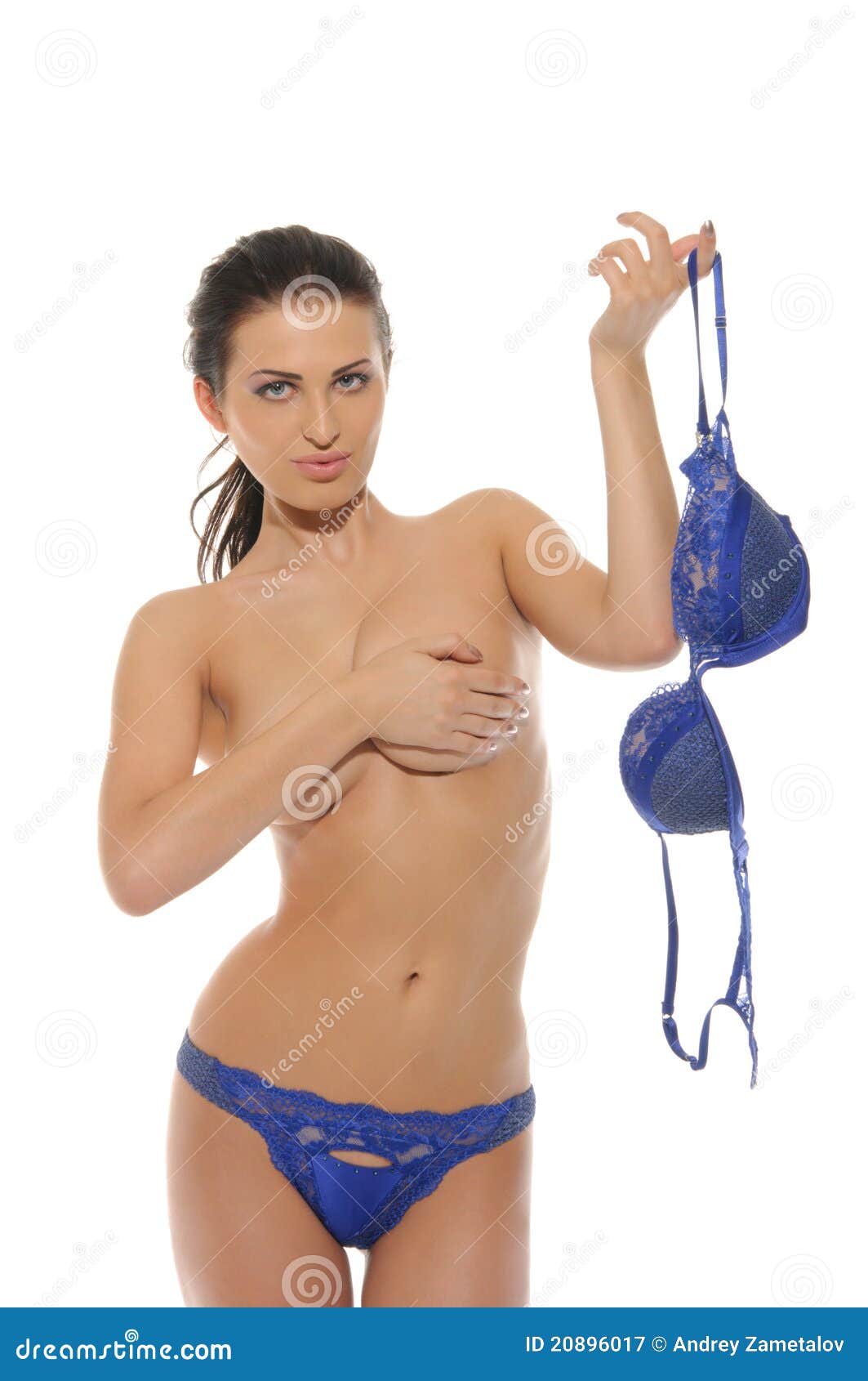 women taking off their bra