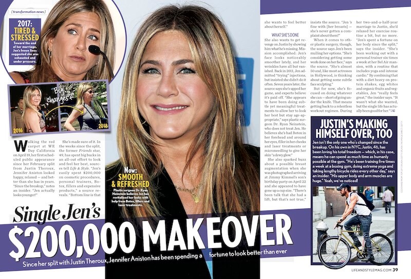 cheryl novotny recommends does jennifer aniston have fake boobs pic