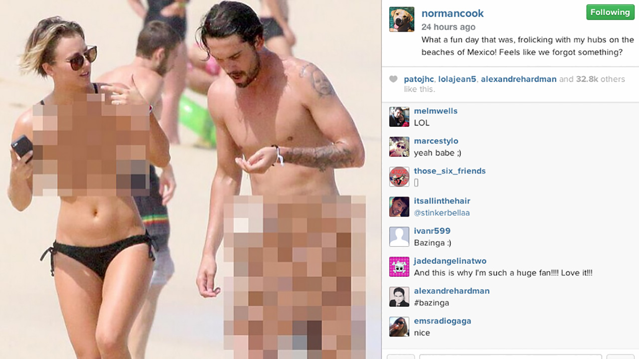 cynthia m odle recommends Kaley Cuoco Topless Beach