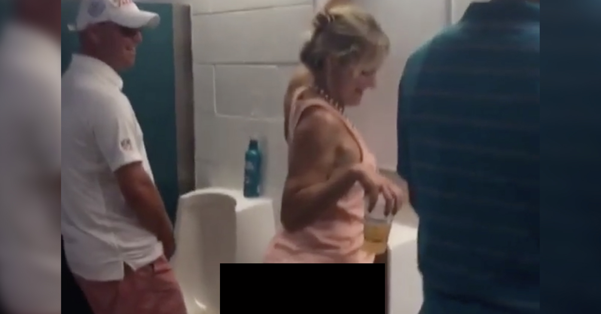 alexius johnson add women peeing in stores photo