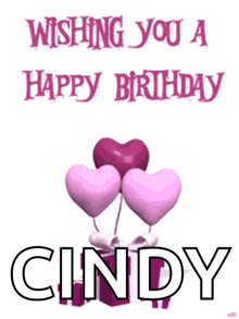 annette apodaca recommends Happy Birthday Cindy Gif
