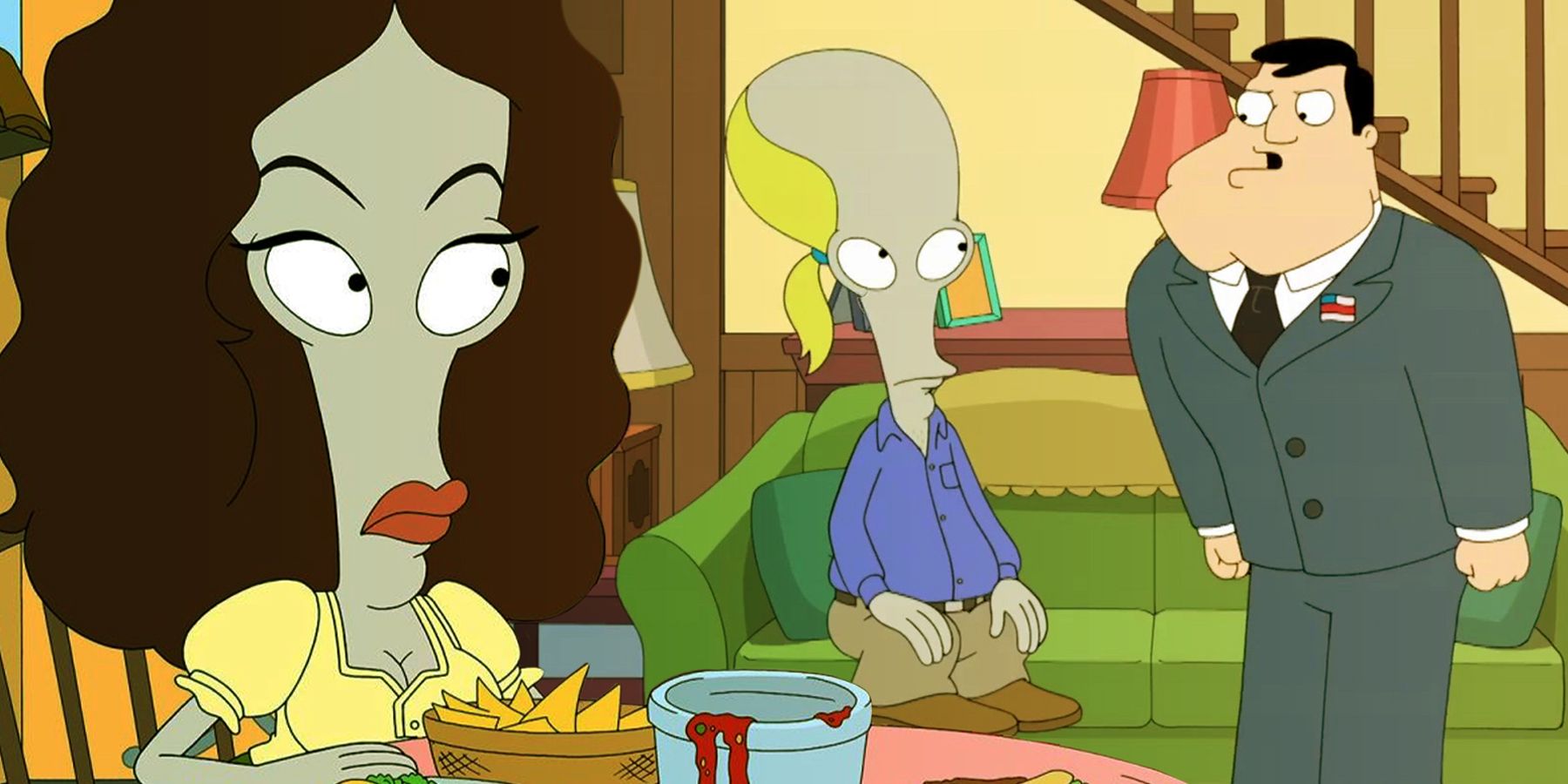 chris lovos add photo american dad meets family guy episode