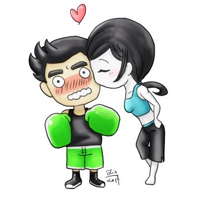 alice coopers add wii fit trainer and little mac photo